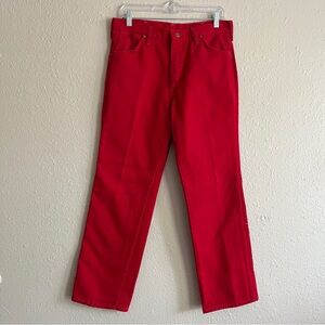 Vintage red women’s wrangler jeans